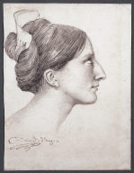 Head of a Woman in Profile