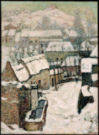 Ch?øteau at Murols in Winter