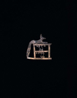Jewelry element with image of Anubis
