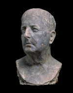 Portrait bust of a man
