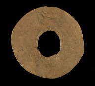 Flat disk with central hole
