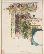 Study for Ceiling of United Congregational Church, Newport, Rhode Island