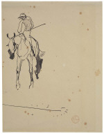 Jockey on Horseback