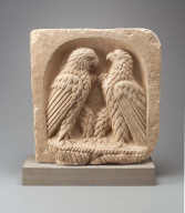 Relief with two eagles