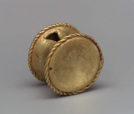 Spool-shaped ear ornament