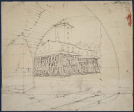 Study for the etching "La Pompe Notre Dame"