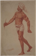 Study of Man in Turban and Loincloth