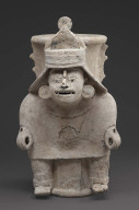 Human effigy incense burner or cache vessel