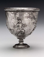 Goblet with relief decoration