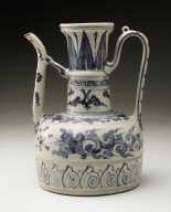 Ewer with Dragon and Floral Designs
