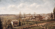 West Street from the Campus of Hillsdale College, 1873