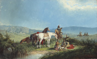 Indians Playing Cards