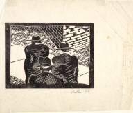 Untitled (Three Men with Hats in City Street)