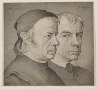 Double Portrait of the Brothers Konrad and Franz Eberhard, Painter and Sculptor in Munich