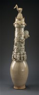 Lidded Funerary Urn (Ping) with Crane and Dragon