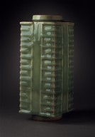 Vase (Ping) in the Form of an Archaic Jade Ritual Tube (Cong)
