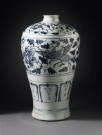 Prunus Jar (Meiping) with Pair of Peafowls in Floral Scrolls