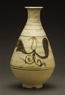 Bottle with Leafy Stems