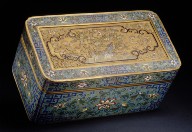Box with Floral Scrolls and Symbols of Longevity
