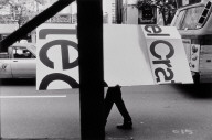 Man Carrying Sign, Chicago