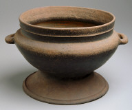 Pedestal Bowl with Handles