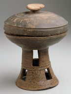 Lidded Bowl on High Foot