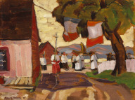 Procession at Sainte-Famille