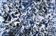 Flat Blue, Flat White, Stove Enamel