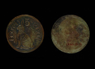 Irish Free State Coinage Design--3 Leath Reul