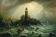 Sea View of Cape Poge Lighthouse