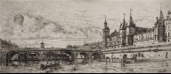 Etchings of Paris: The Pont-au-Change