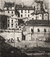 Etchings of Paris: The Morgue