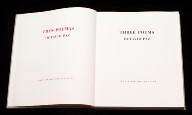 Three Poems by Octavio Paz