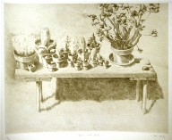 Bench with Cactii