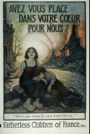Avez Vous Place Dans Votre Coeur Pour Nous? (Have You Room in Your Heart For Us) - World War I Poster