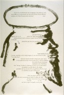 Fifth plate in the portfolio Biotherm (for Bill Berkson) by Frank O'Hara (San Francisco: Arion Press, 1990)