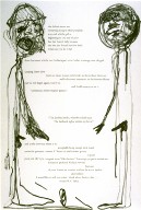 Ninth plate in the portfolio Biotherm (for Bill Berkson) by Frank O'Hara (San Francisco: Arion Press, 1990)