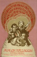 San Francisco Rock Poster: Family Dog Productions, Alexander's Timeless Bloozband, Lights, Electroluminenscence;Jerry Steig and The Satyrs, Sons of Champlin, The 4th Way, Avalon Ballroom, 3/29-31/68