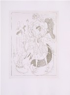 Untitled, pg.45, in the book Theogonie (Theogony) by Hesiode (Paris: Adrien Maeght, 1955).