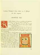 Untitled, Chapter XIII, pg. 77, in the book Pantagruel by François Rabelais (Paris: Albert Skira, 1943).