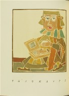 "Thaumaste," pg. 104, in the book Pantagruel by François Rabelais (Paris: Albert Skira, 1943).