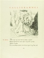 "les fenêtres," pg. 18, in the book Calligrammes by Guillaume Apollinaire (Paris: Librairie Gallimard, 1930)