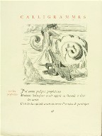 "sur les prophéties," pg. 48, in the book Calligrammes by Guillaume Apollinaire (Paris: Librairie Gallimard, 1930)