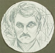 Untitled, between pgs. 3 and 4, in the book Self-Portrait In A Convex Mirror by John Ashbery (San Francisco: The Arion Press, 1984)