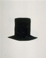 Untitled (black top hat) from the book The Poet Assassinated by Guillaume Apollinaire, translated by Ron Padgett (New York: Tanglewood Press, Inc., 1968)