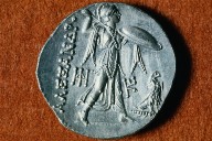 Tetradrachm of Ptolemy I with head of deified Alexander the Great