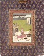 Portrait of Maharaja Savant Singh with consort, Bani Thani