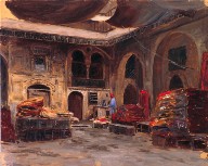 Rug Merchant's Bazaar, Damascus