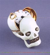 Skull watch with stand