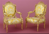Fauteuil, pair from a set of four